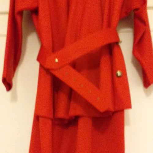 Pagoni dress used, bright red, size 44 medium
