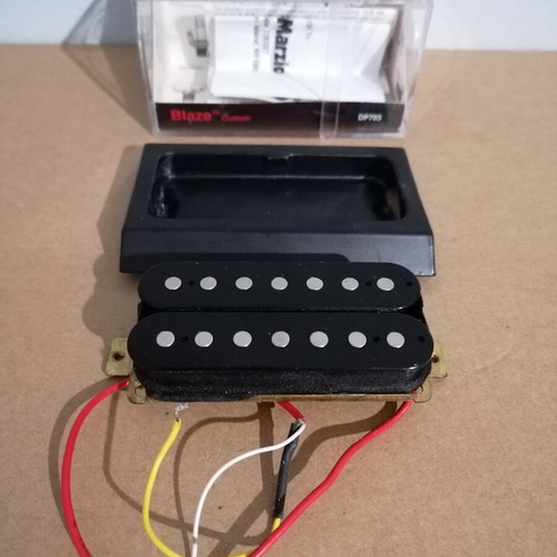 Humbucker pickup for 7-string electric guitar used