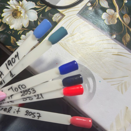 Nail products like new, 110 nail polishes, dual forms, gel tips, powders, rhinestones
