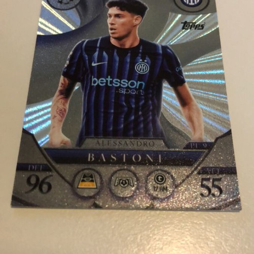 Topps Match Attax 2025-26 Platinum Pull card Alessandro Bastoni new