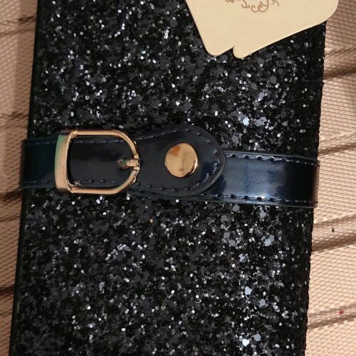 Handbag formal envelope type new, black