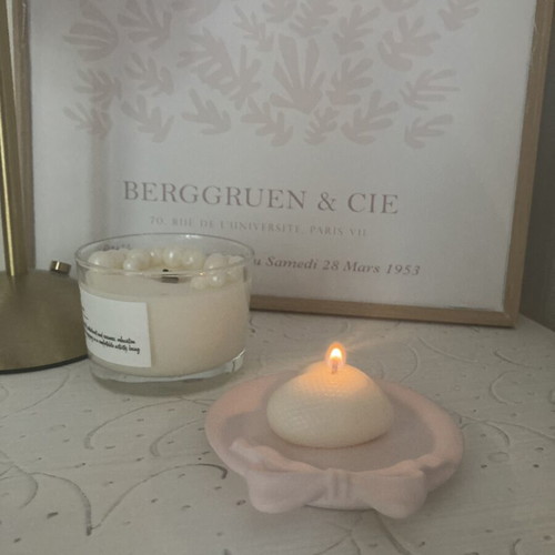 Minimal Heart Candle new with customizable scents