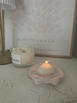 Minimal Heart Candle new with customizable scents