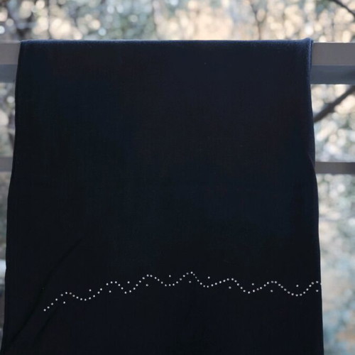 Scarf black 100% cotton like new