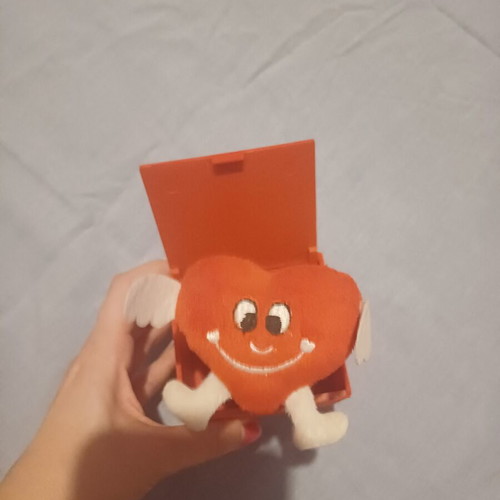 Surprise toy with plush heart