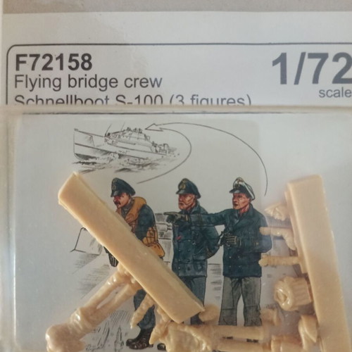 German Naval Officers 1/72 Scale Resin Kit new