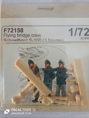 German Naval Officers 1/72 Scale Resin Kit new