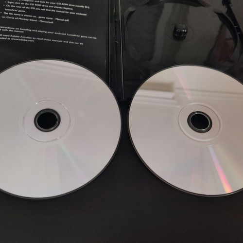 Grim Fandango PC CD-ROM original LucasArts 2 CDs with DVD case