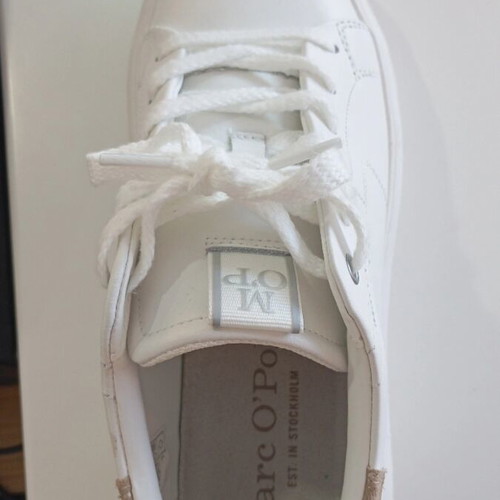 Marc O'Polo women's sneakers white beige new, size 39