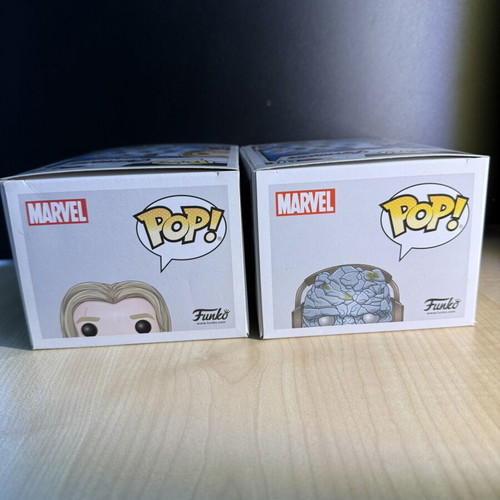 Funko Pop Marvel Avengers Endgame Bro Thor and Gamer Korg Set