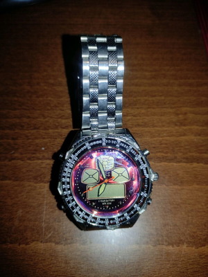 Digital-analog wristwatch like new, men's