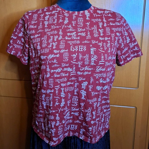 Red blouse new, size S-M