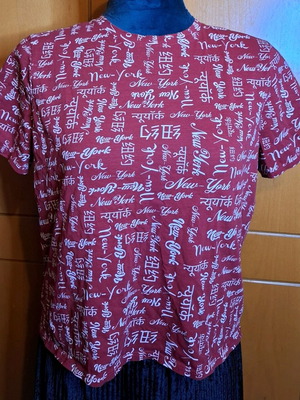 Red blouse new, size S-M