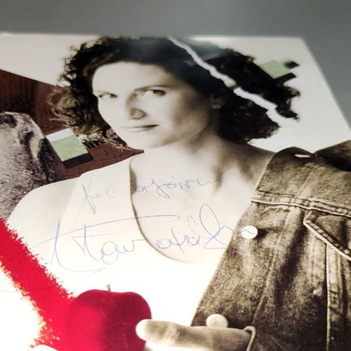 Authentic Alkistis Protopsalti Autograph promo card used