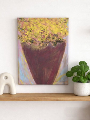 Achronia II original acrylic painting on canvas like new