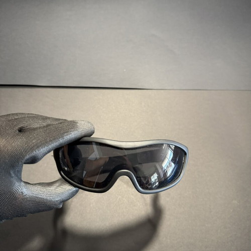 Protective glasses new, black with adjustable silicone