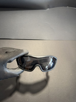 Protective glasses new, black with adjustable silicone