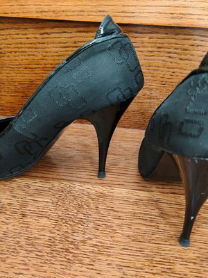 Harri Kazakos black pumps used, size 40, 10.5 cm heel