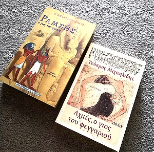 Πακέτο προσφοράς  δύο βιβλία ιστορικά μυθιστορήματα