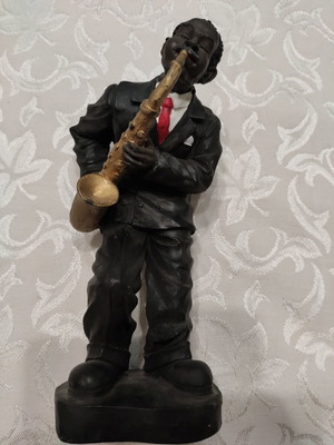 Vintage jazz musician figurine used, very good condition