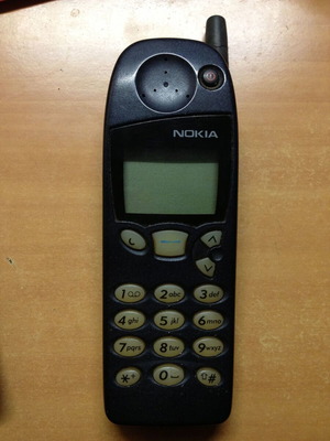 Nokia 5130 Vintage used phone with signs of wear