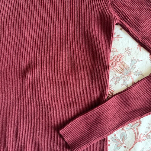 Zivago burgundy Pull & Bear used, cropped, size M