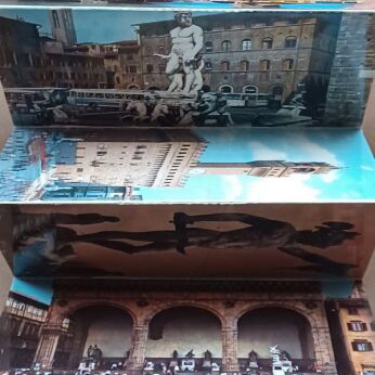 Καρτ ποστάλ Firenze σετ 20 αχρησιμοποίητες, αναδιπλούμενες