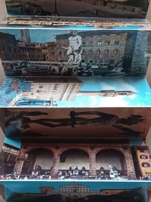 Καρτ ποστάλ Firenze σετ 20 αχρησιμοποίητες, αναδιπλούμενες