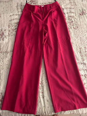 Fuchsia Bell Bottom Pants Size L Like New