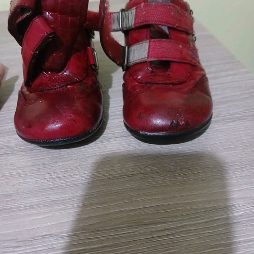 Crocodilino boots used, red, size 23
