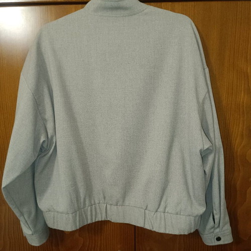 Zara jacket new, gray and beige, size Medium