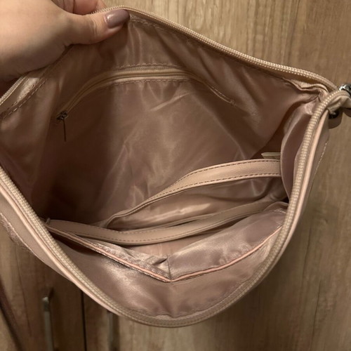 Crossbody dusty pink envelope bag new with strap