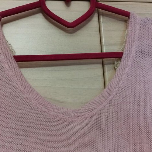 Pink woolen blouse Regalinas like new, one size