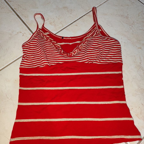 Bolero set with sleeveless red blouse like new, size small
