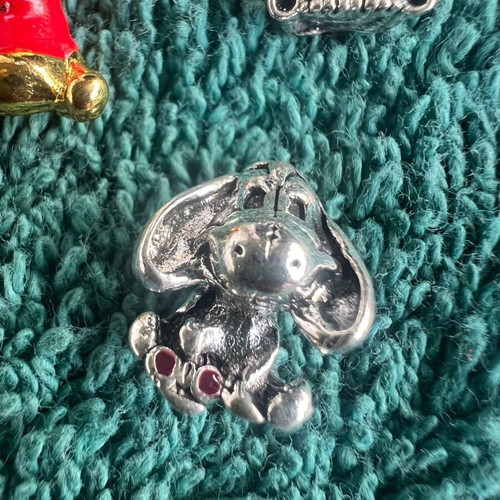 Charms σαν καινούργια, συμβατά για βραχιόλια Pandora, χρυσαφί και ασημί