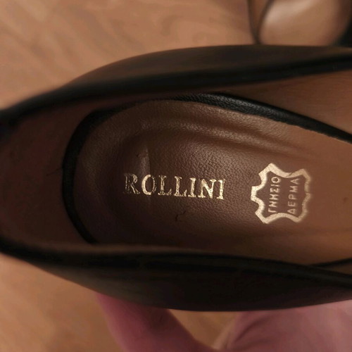 Rollini black pumps size 39 like new made of genuine leather