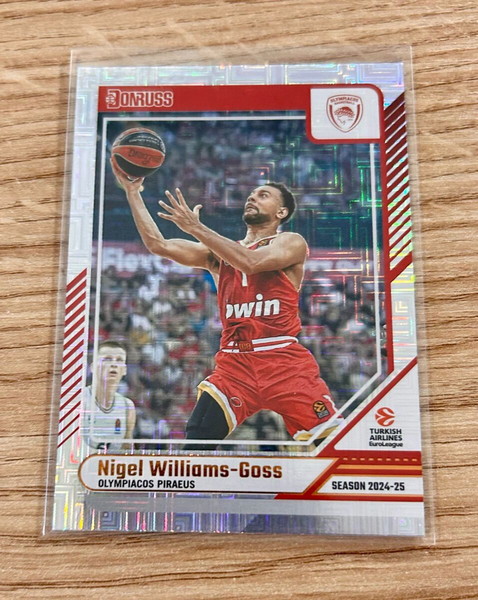 Κάρτα Nigel Williams-Goss Ολυμπιακός Panini Euroleague 2024-25