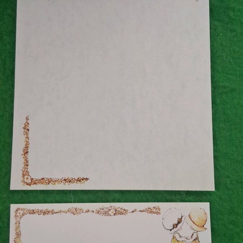 Vintage Sarah Kay stationery set like new