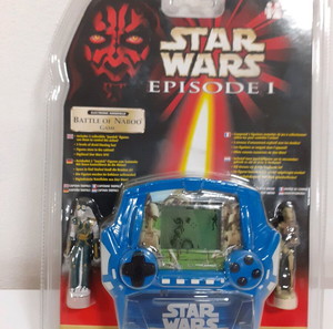 ЗАТВОРЕН ЕЛЕКТРОНЕН ПОРТАТИВЕН STAR WARS - БИТКАТА НА НАБУ (ТИГЪР) 1999