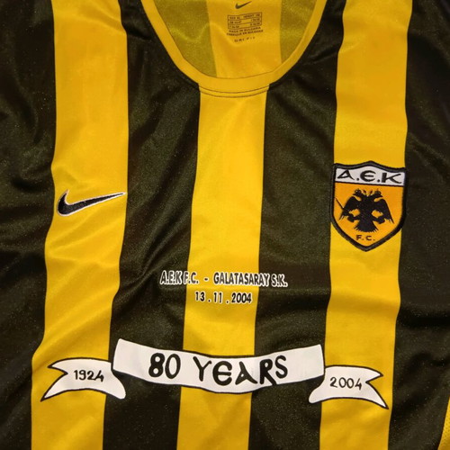 AEK 80 Years Anniversary Football Jersey Nike 2003-2004 like new