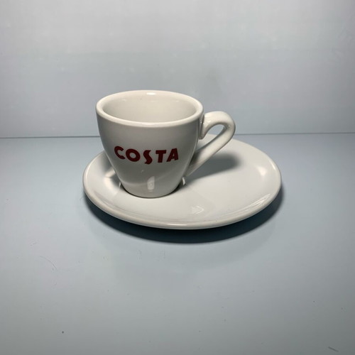 Costa Coffee 12 set small cups and saucers new