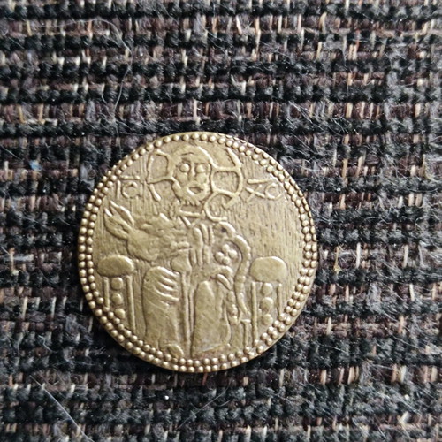 Knossos commemorative coin with Minoan design like new