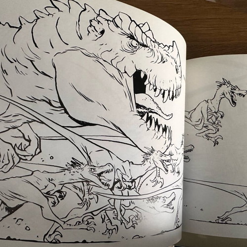 Inktober artbook like new, English