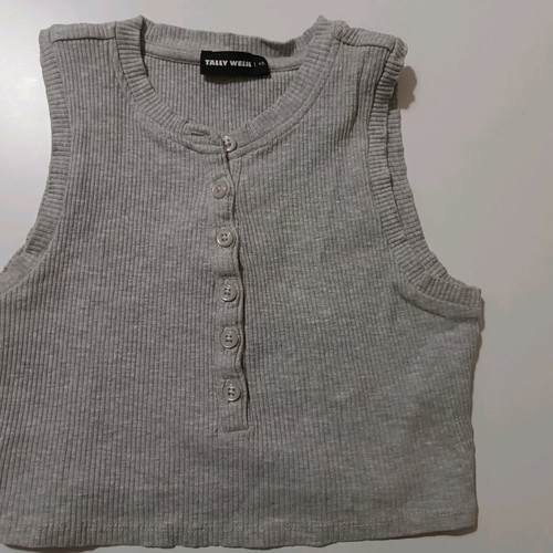 Tally Weijl top like new, gray, size XS