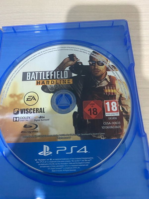 Battlefield Hardline PlayStation 4 game like new, no cover