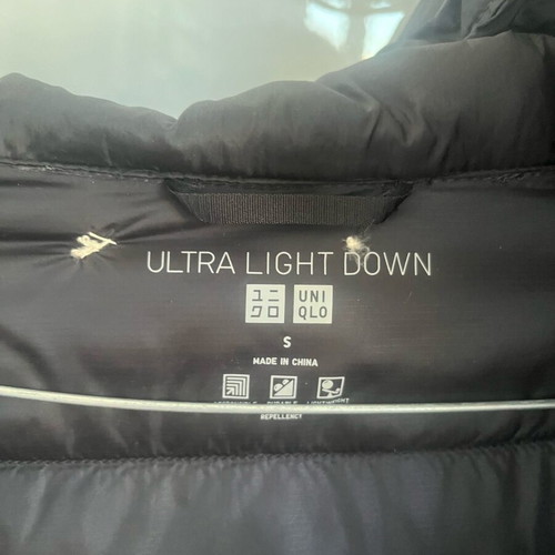 Uniqlo Ultra Light Down Jacket Small Black Like New