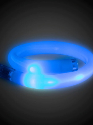 Βραχιόλι LED μπλε unisex