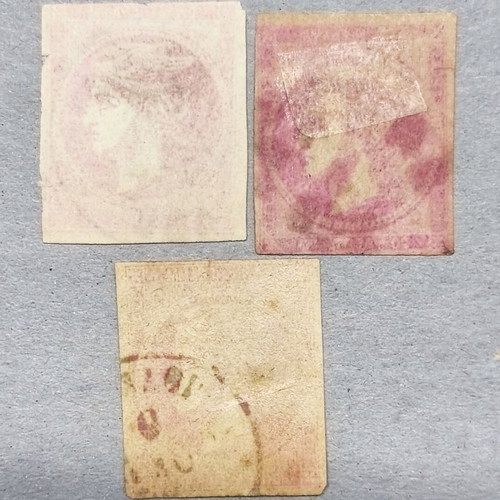 Hermes stamps used, 3x20 lepta, period 1880
