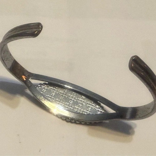 Vintage bracelet with tortoise stone new