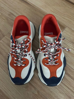 Camper Karst 2 sneakers size 38 like new, white and blue